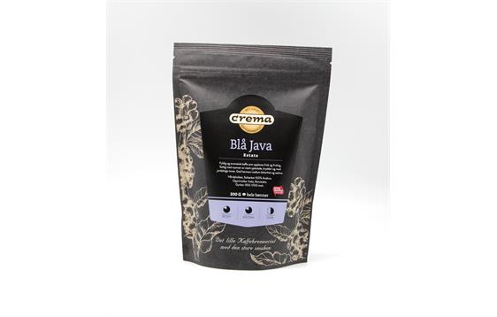 9417720 Crema 3009-M Kaffe Crema Bl&#229; Java Estate 200 gr. kaffe filtermalt, Fairtrade
